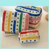 Polyester Rainbow Dot Makeup Bag With Breathable Design For Travel And Daily Use
