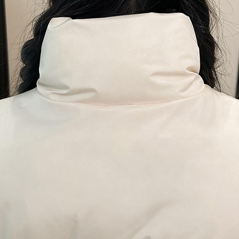 Fashion Winter Warm Sleeveless Vest Woman Outerwears Stand Collar Casual Thick Women's Jackets