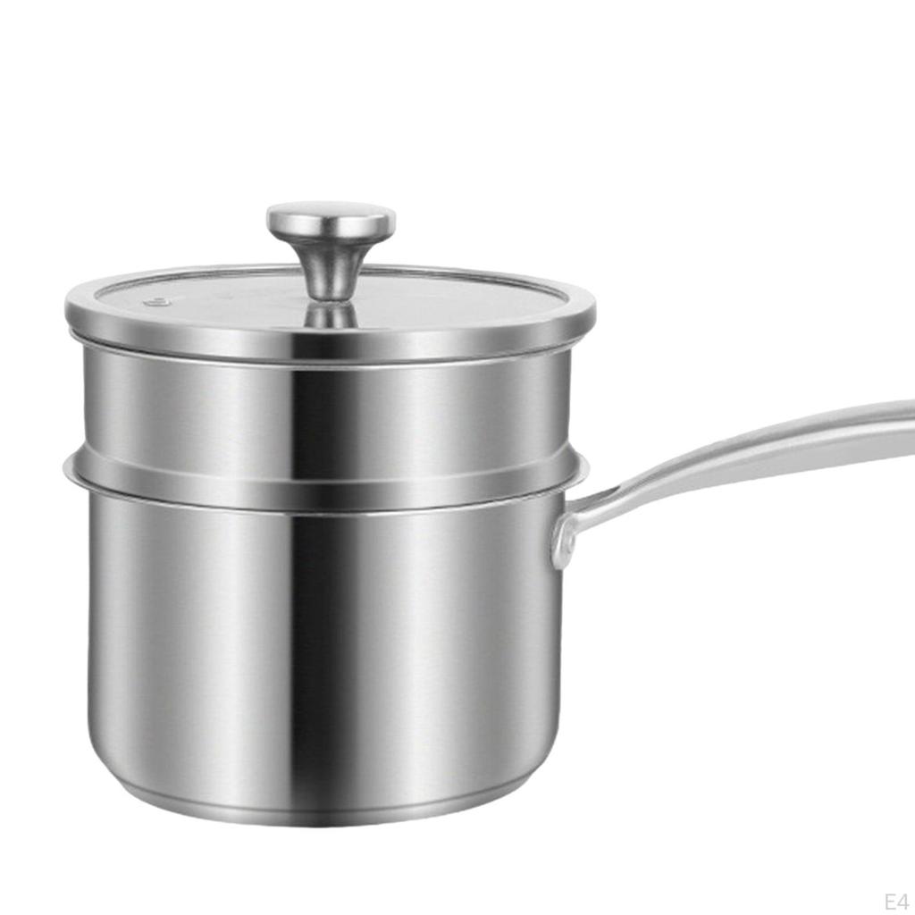 10cm Small Pot ,Multipurpose Universal with Lid ,Milk Pan, Long Handle Thickened Sauce Pan ,Cooking