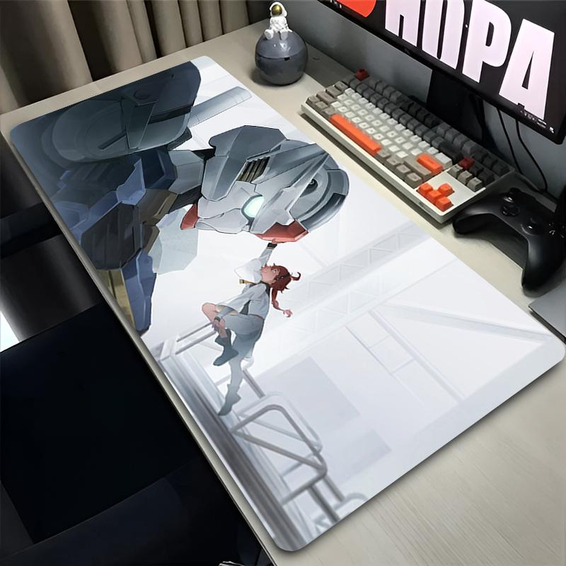 Mouse Pad Gamer Keyboard Mat Mechanical Warrior G-gundam A-aerial Non Slip Locked Edge Durable Fabric For Laptop Gaming Mousepad