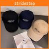 Letter Simple Embroidery Pattern Neutral Casual Baseball Cap For Daily Use