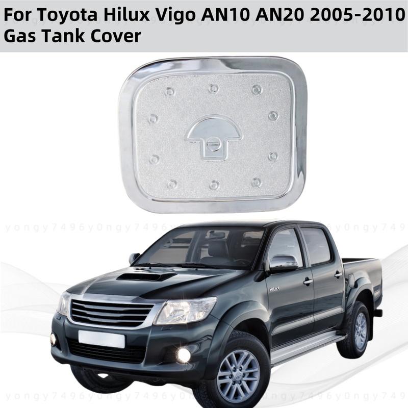 For Toyota Hilux Vigo AN10 AN20 2005 2007 2008 2009 2010 New Chrome Modified Car Accessories Plated Tank Cover Trim Paste Style
