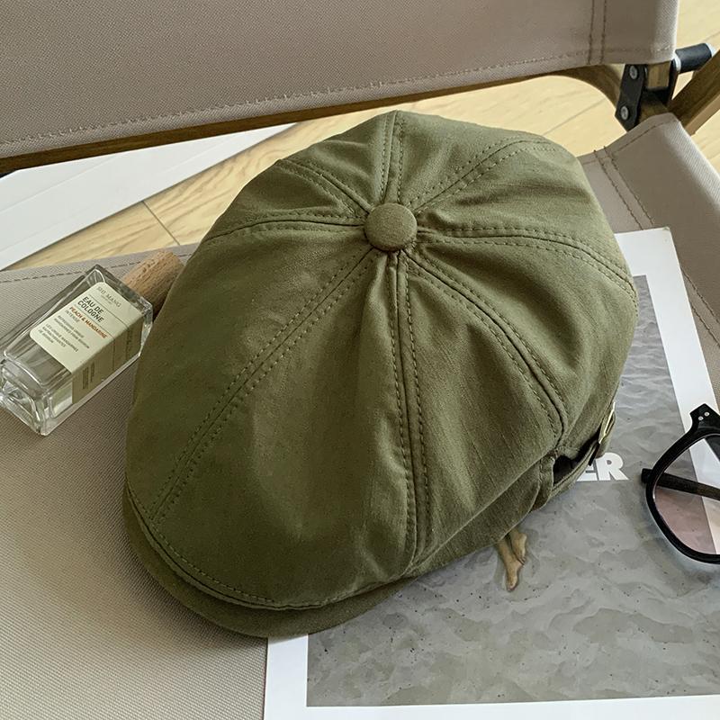 British Retro Forward Hat Women's Korean Version Versatile Simple Beret Japanese Style Duck Tongue Hat