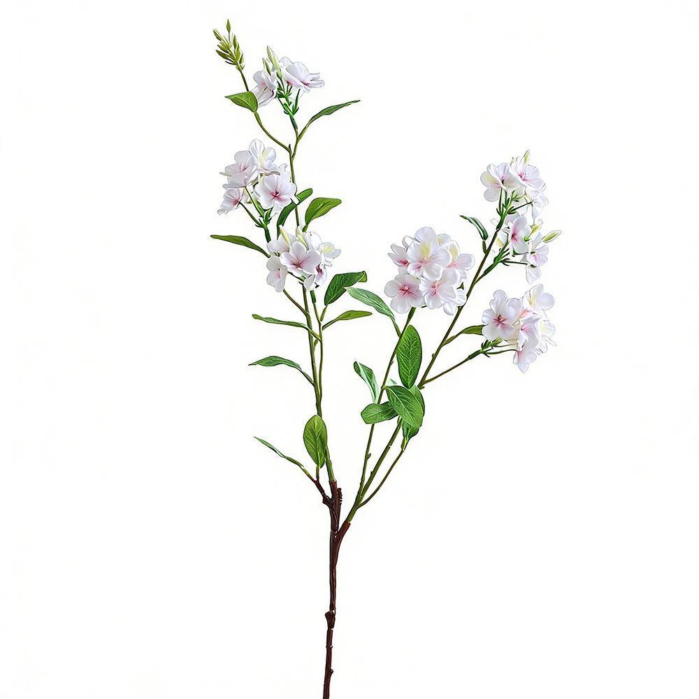 Soft Texture Artificial Blue Snowflake 87CM Length Fake Flower Branches  Party Decor