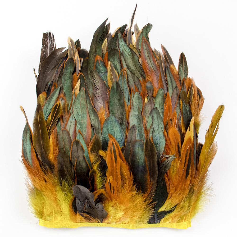 

1 метр Пушистая отделка из петушиных перьев Бахрома 10-18 см Отделка из куриных перьев для рукоделия Лента Плюмаж Свадебное украшение одежды