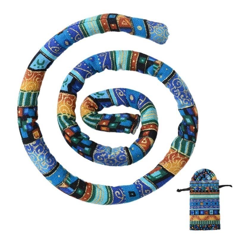 A52E Boho Bendable Hair Bands Ties with Iron Wire Hair Accessories for Women