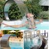 Fountain Garden Pool Pond 60*30cm Stainless Steel Pool Accent Solar Fountain Pond Garden Cascade Jardin Swimming Pool Waterfall New