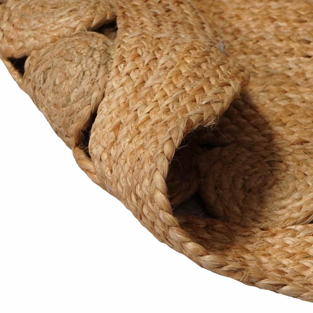 Area Rug Natural Ø 120 cm Jute