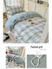 Dormitory/Student Bedding Set: Includes 3-Piece Bed Sheet & Duvet Cover and 6-Piece School Bunk Bed Set.