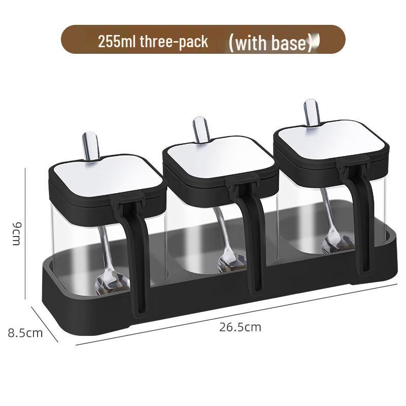 Wild Pigeon Glass Seasoning Jar Set