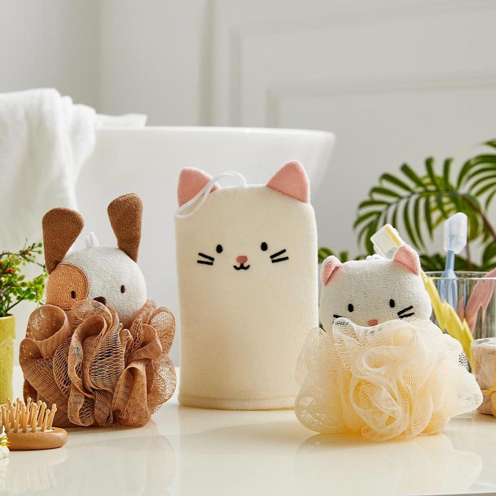 Bubble Bubble Kitty Shower Puff_KB0624025