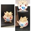 1Pcs Happy Togepi Cute Figure Doll Collection Abs Bedroom Desktop Decor Pokemon Figure Anime Model Children'S Toys Gift
