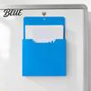 Project Management Folders Wall Mounted File Pocket Organizer 1.18 Inch Deep Compartment A4 Plastic Paper Storage Hanging Document Holder for Office