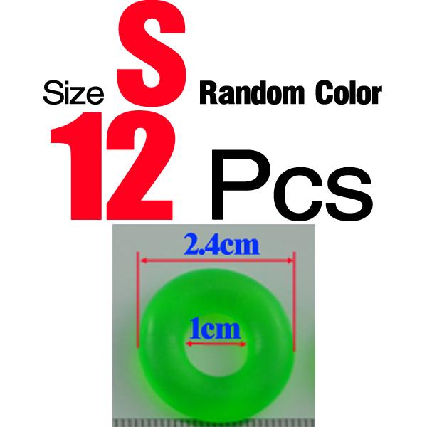 MNFT 12 Pcs/Lot All Sizes Soft Flexible Gel Rubber Float Stopper Fishing Rod Clip Stop Tackle O Rings Ring Anti-skid Pole Sleeve
