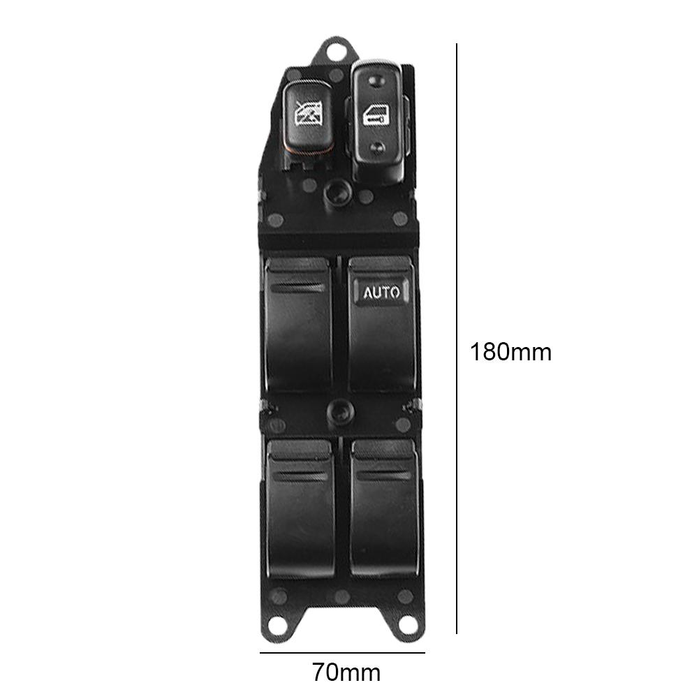 Window Lift Switch Backlight Button 12V Window Control Switch Panel Car Lifter Switch for Toyota Land Cruiser