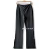 Export High Elastic Long Tall Women's Medium & High Waist Sports Yoga Bootcut Pants Fashion Trousers Split 991