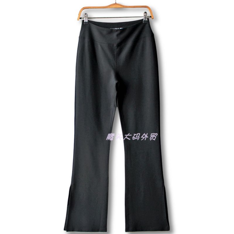

Export High Elastic Long Tall Women s Medium & High Waist Sports Yoga Bootcut Pants Fashion Trousers Split 991 L