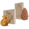 Langlebige 3D-Keksausstecher aus Holz - Präge-Backwerkzeuge Keksstempel für Lebkuchen Tier Festgeschenke