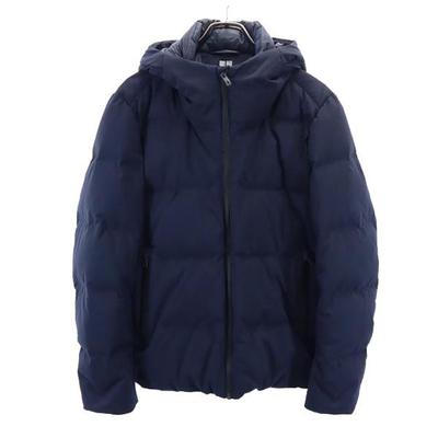 Seamless Down Jacket M Navy Men's Used