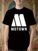Vintage Music Tee - Motown Records Tshirt with Bold M Log...