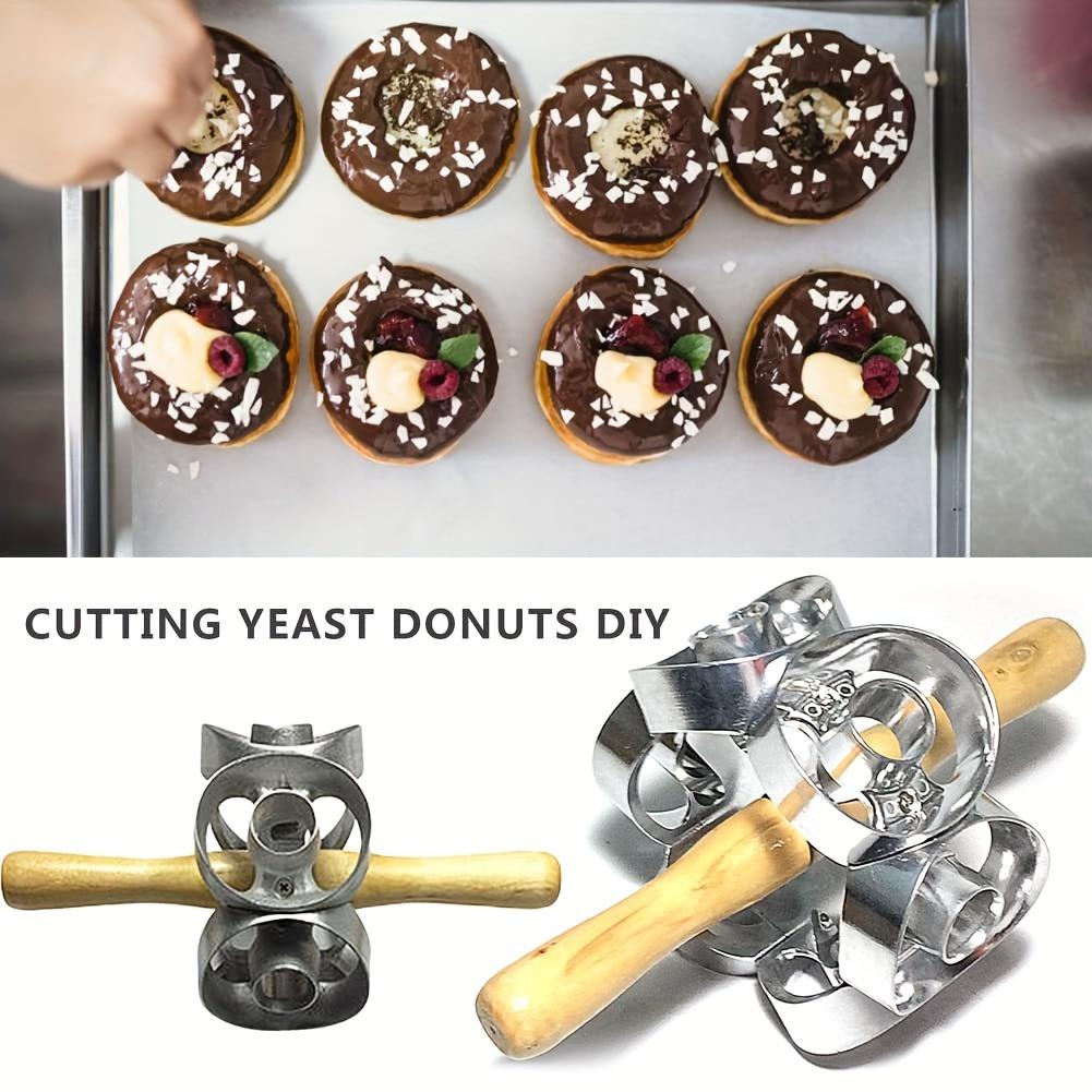 Efficient Tool For Cutting Doughnuts , Cookie Molds, Machine Pastry Dough Baking Rolling Pin Kitchen Cooking Tools