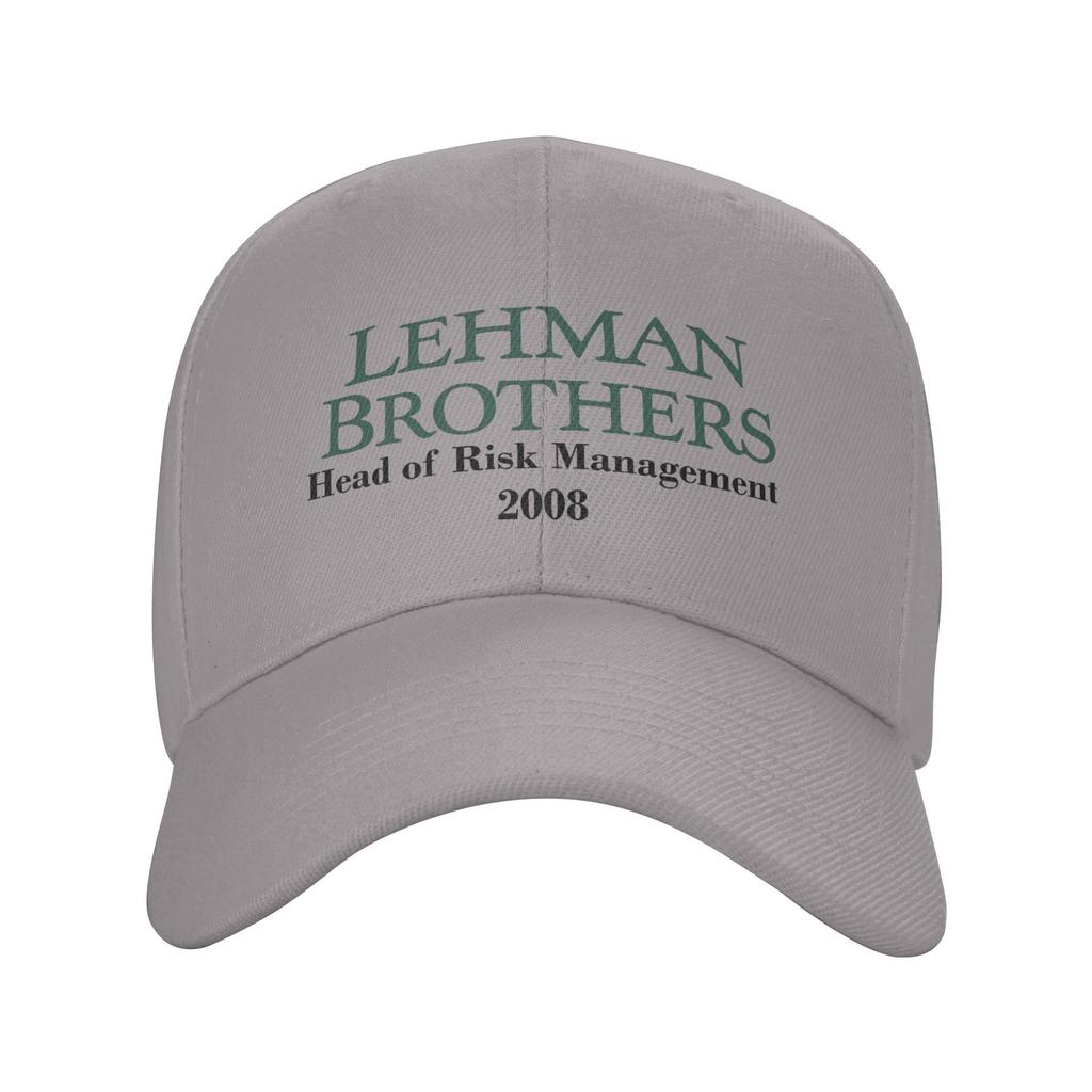 Lehman Brothers Head of Risk Managment 2008 Baseball Cap Outdoor Sports Quality Hip Hop Hats Male Stylish Print Baseball Caps