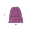 Knitted Winter Hat Beanie Soft Roll Up Edge Hats for Casual and Formal Occassion, a Size