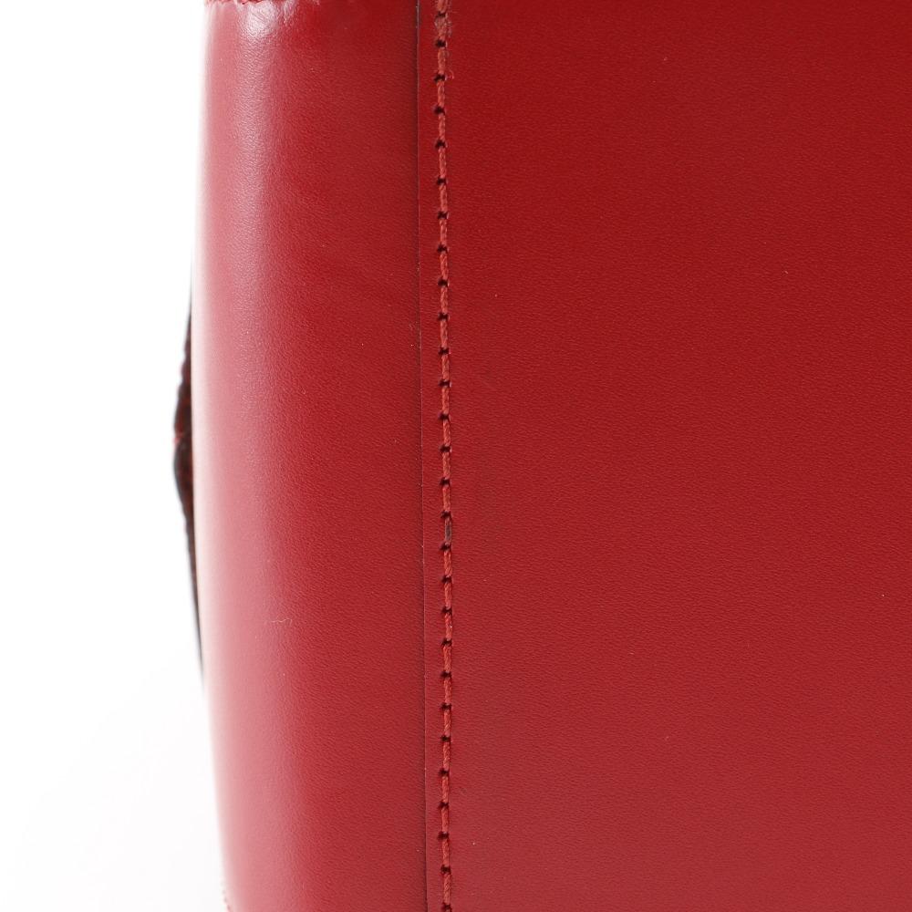 LOUIS VUITTON Sablon Handbag M52047 Red Epi Leather Women Used