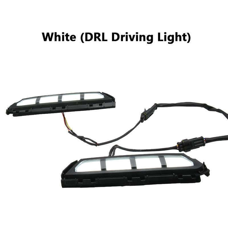 Car Daytime Running Light for Hyundai Elantra - with Two Light Modes LED Bumper Turn Signal Lamp Car Accessories