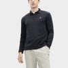 FILA Color Block Knitted Long Sleeve Polo Shirt Men tops Legendary-Blue F11M341202R-NV