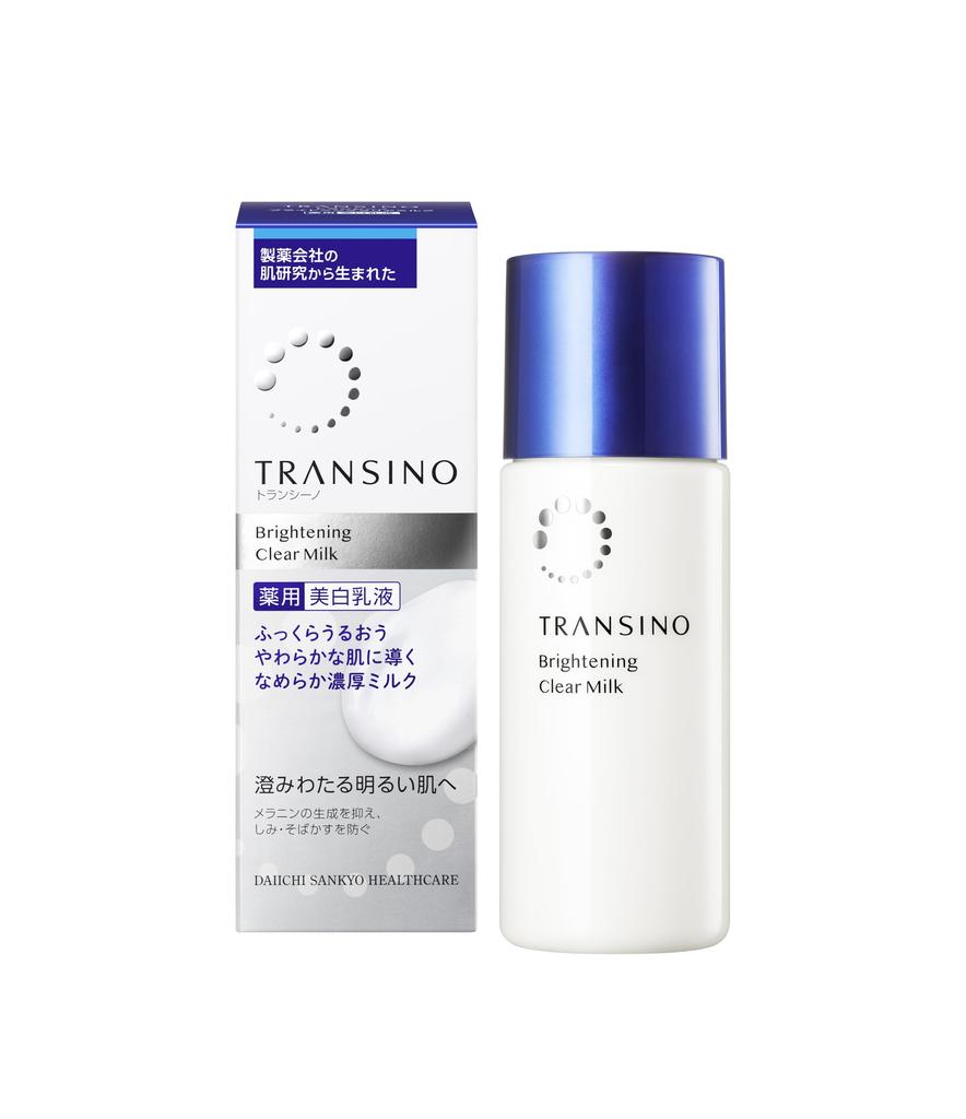 Transino Medicated Brightening Clear Whitening 100mL Contains Tranexamic Acid and Dipotassium a Active for Moisturized Milk, Emulsion, (Sample