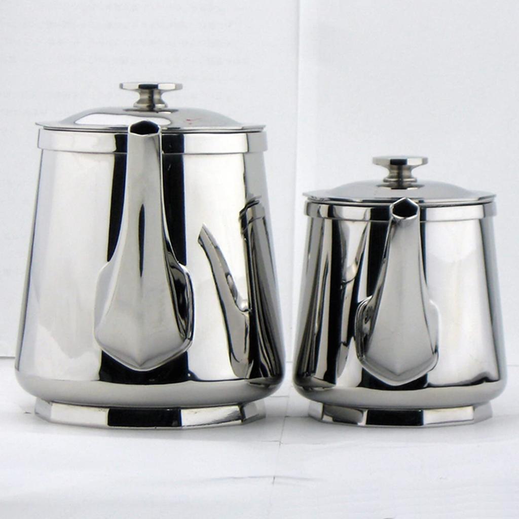 Nagao KOGEI Teapot, 680ml, Extra Thick Mirror-Finish 18-8 Stainless Steel, Made In Japan