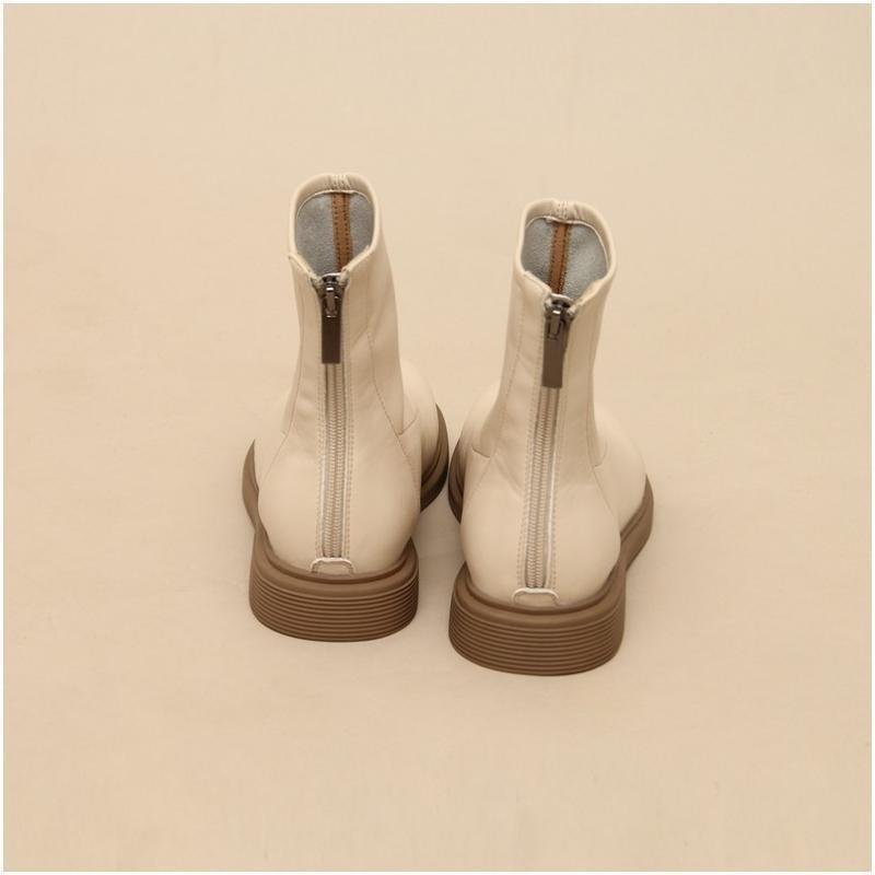 Short boots elastic bare boots 2025 new single boot spring and autumn flat bottom super high heels boots