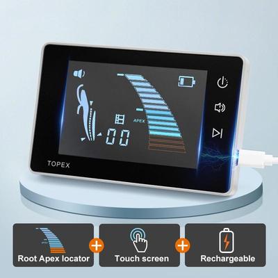 Dental Endodontic Root Apex Locator Root Canal Rechargeable Battery LCD Screen Apical Locator Instrument Tool
