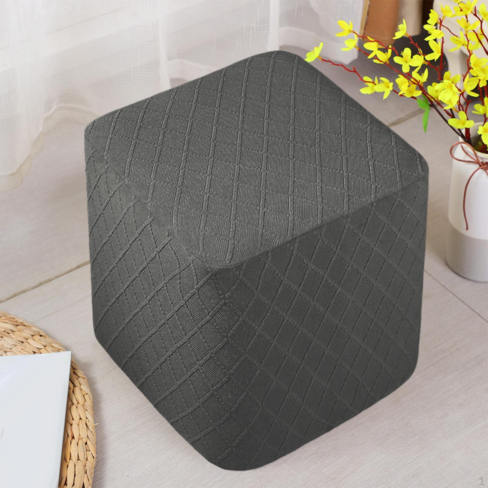 

Чехол для пуфика, , Чехол на табурет для ног, Dark Gray