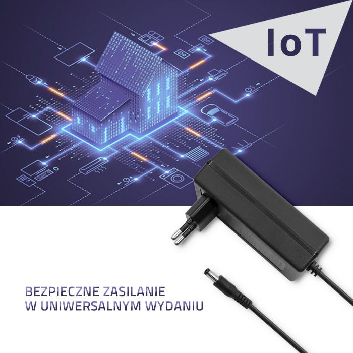 Zasilacz sieciowy Qoltec wtyczkowy 25W | 5V | 5A | 5.5*2.5