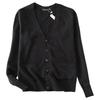 Japanese V-Neck Long Sleeve JK Uniform Cardigan - 7-Needle Thickened Sweater for Spring/Autumn