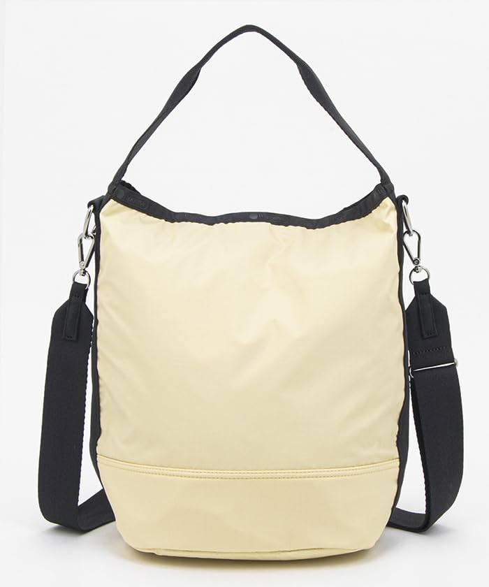 Official Shoulder Bag CONVERTIBLE BUCKET Lemon [LeSportsac] BAG/1540 Women's Meringue/Thunder