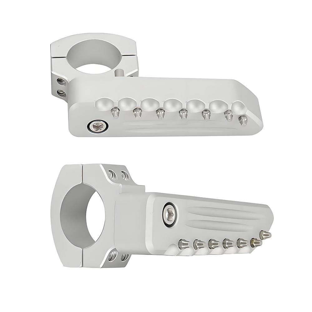 Highway Pegs 22-28mm Crash Bar Anti-Slip Rotatable Footpegs For Harley Pan America 1250 BMW R1200GS R1250GS Crash Bar Mount