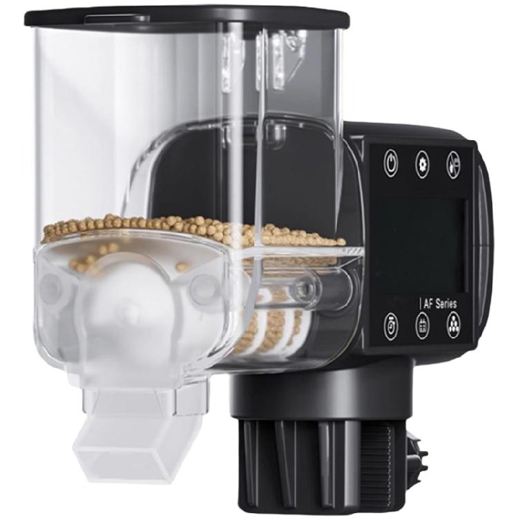 Digital Timer Fish Feeder For Aquariums Automatic Food Dispenser Quiet Operations Easy Installation Design for Pet Care