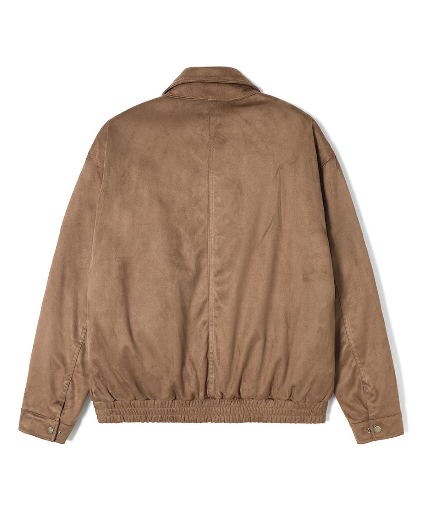 ADHOC Men'S Faux Suede Jumper (Camel) (Hcauja1)