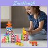 Wooden Animal Stacking Blocks For Kids Creative Balance Educational Toy