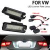 2pcs For VW Passat B6 B7 3G2 CC Eos Polo Golf 4 5 6 7 For Porsche 997 Canbus Error Free LED Number License Plate Lights Assembly