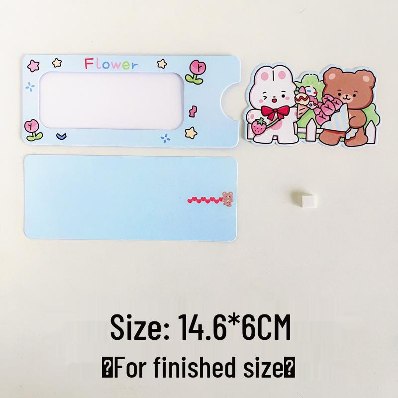 Cute 3D Surprise Greeting Card - Handmade Cartoon Puppy Birthday Card with Pull-Out Blessing Note