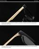 New European American Mens Square Glasses Retro Double Grooved Frame Sunglasses Spot 6069
