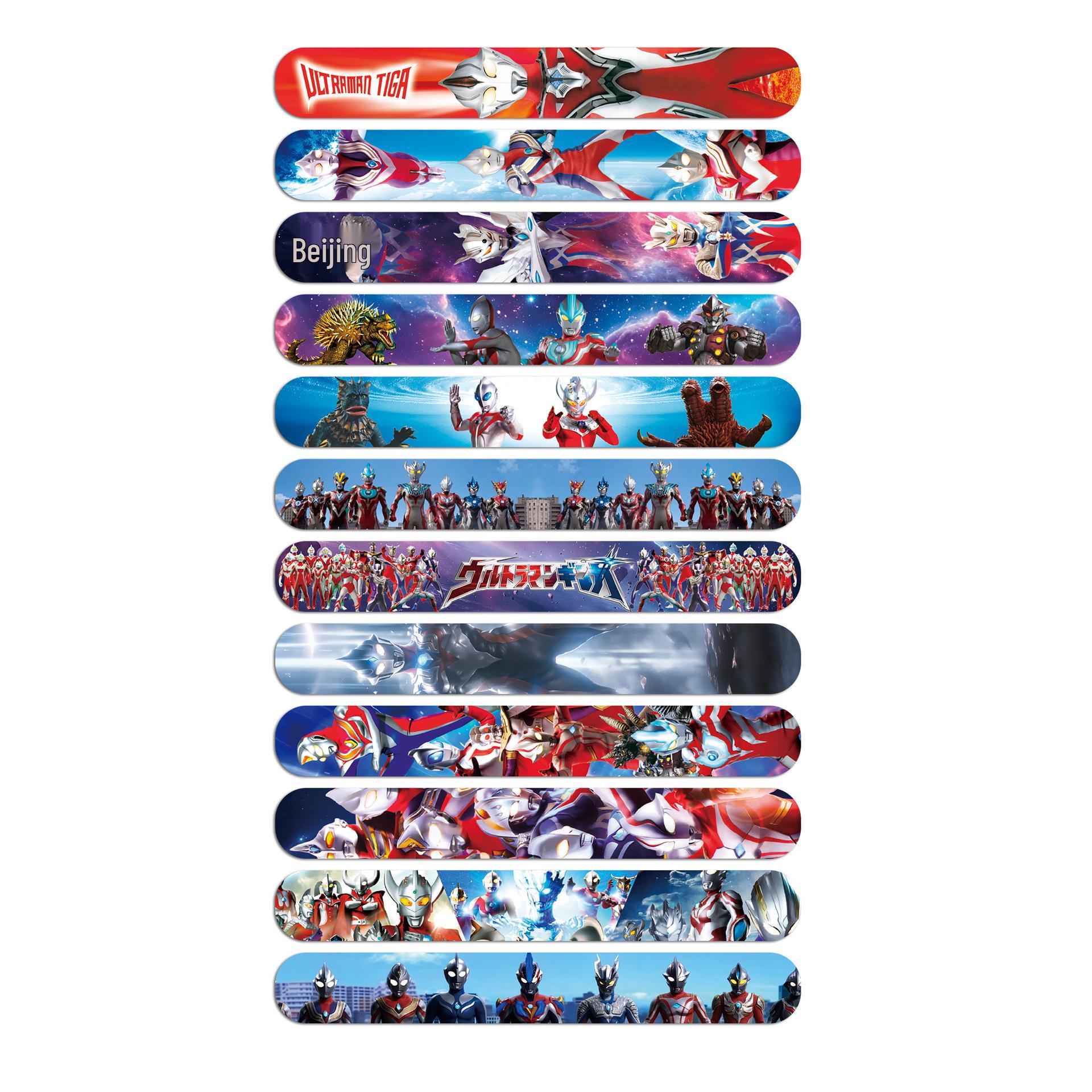Tiga Ultraman Gaia Pat Pat Ring Light-Up Children s Cartoon Bracelet - Anime Party Gift