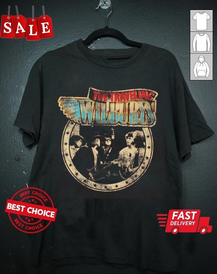 New Popular TRAVELING WILBURYS Band Gift For Fans Unisex S5XL Shirt WE615 Unisex T-Shirt XL