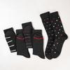 6 Pairs High Quality Business Men Socks Cotton Casual Soft Compression Fashion Design Brand Male's Black Plus Size Dress Sock