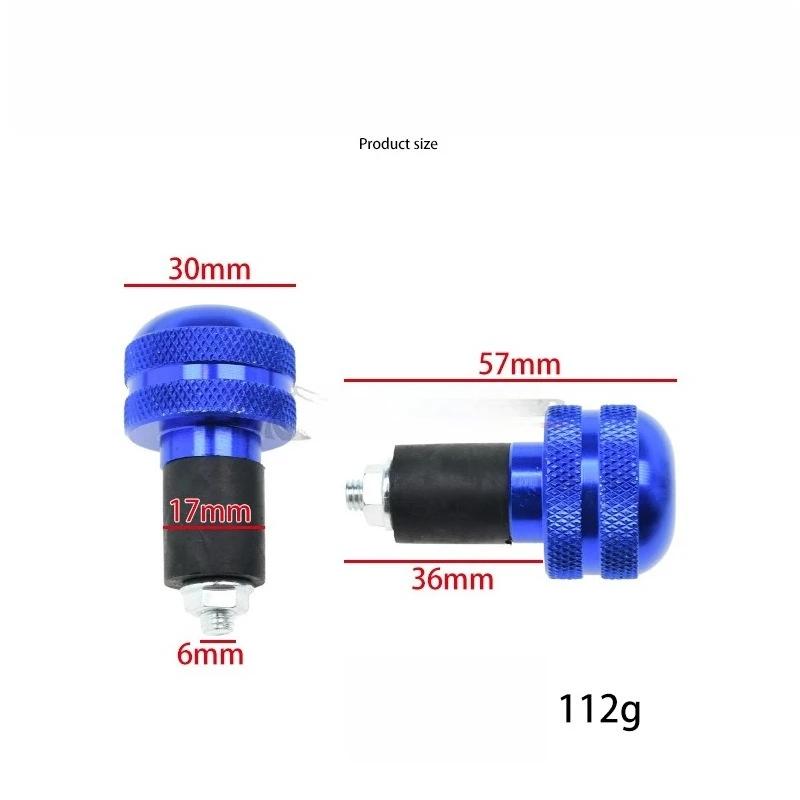 2 Pcs Anti-vibration Handle Rod End Plug Handle End Cap Motorcycle Accessories