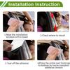 Door Pillar Window Trim for GMC Canyon 2015-2024 Silver Tone Front Left Right Anti Scratch Sticker Pillar Posts Door Outer Exterior Cover 4 Pcs